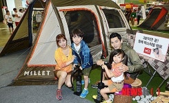 밀레, 3분만에 설치 마스터빔 텐트 출시