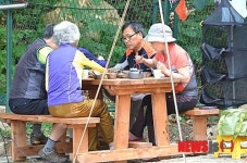 계룡산국립공원 자동차야영장 피크닉 테이블 설치