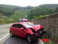 홍천 화촌터널서 잇따라 사고 발생