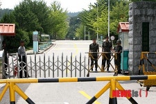 철통경계 임 병장 도착한 국군강릉병원