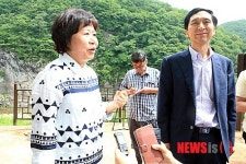 반구대 현장 살펴보는 나선화 청장