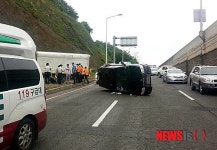 광주 출근길 교통사고 3명 부상