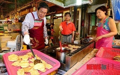 김무성 의원, 재래시장 방문