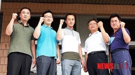 금은방 5인조 절도범 검거한 전주 완산署 강력 3팀 형사들