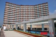 [레저소식]무창포 비체팰리스, 파도와 갯벌, 낙조와 노천탕 즐기세요