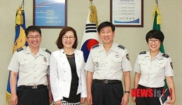 원주경찰, 효 나눔 간담회와 무료 이·미용서비스 전개