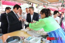 하동 방문한 한광옥 위원장