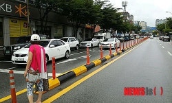중앙분리대 사라진 포천 도로