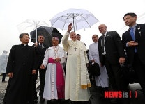 해미성지 성지 방문한 교황