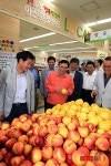 이동필 장관, 아산원예농협 로컬푸드 직매장을 방문