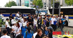 안산 세월호 유가족 청운동사무소 앞 농성장 합류