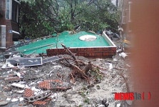 [2보]산사태 아파트 경로당 붕괴…인명 피해 없는 듯