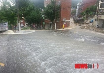 [2보]산사태 아파트 경로당 붕괴…인명 피해 없는 듯