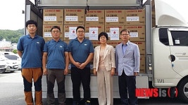한국GM 안동부품, 불우이웃돕기 선물세트 기탁
