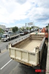 대구 북구 대불로에 불법 주차된 화물차들