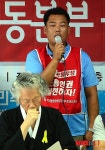 이시우 지부장, 간접고용 비정규직 문제 해결해야
