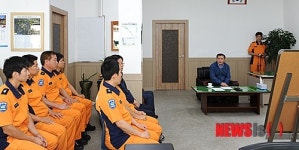 남상호 청장, 온양119안전센터 방문