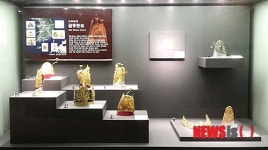 충남도 백제문화단지 금동관모·사리기 일반에 공개
