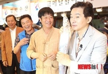 제주동문시장 갈치와 원희룡 제주지사