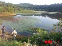경주 북군저수지 수문 고장.. 방류 계속
