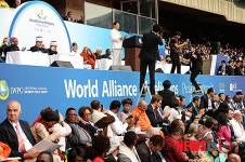 이만희 HWPL 대표, 종교대통합 만국회의 개회사