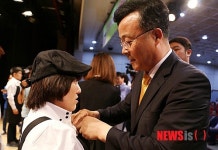 김성제 의왕 시장, 나는 카페 의왕점 정규직 바리스타 격려