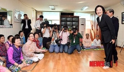 경로당 찾은 박영선 원내대표