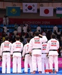 [인천AG]남자 유도 단체전 금메달 획득