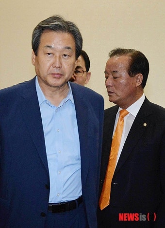 김무성, 국회의장 항의 방문
