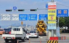 서울세계불꽃축제, 여의동로 양방향 교통통제