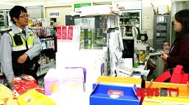 강릉, 편의점 치안 이상 무