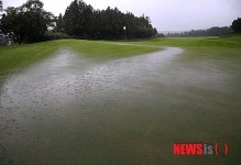 헤럴드 KYJ 투어챔피언십 우천 취소