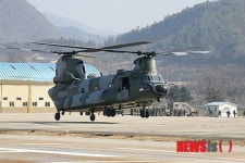 호국훈련 투입된 시누크 헬기