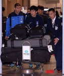 중동 원정 마치고 귀국하는 축구대표팀