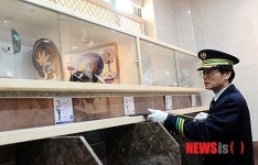 예술작품 전시된 전주역 남자화장실