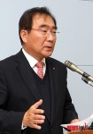 시청사 건립 구상 밝히는 이승훈 청주시장