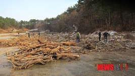 진주 남강댐관리단, 난방용 화목 지원