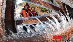 고드름이 주렁주렁