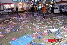 울산 도심서 전단지살포·호객행위한 주점 종업원 292명 적발