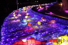 산천어마을의 아름다운 야경