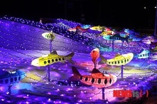 산천축제 앞둔 화천 밤거리
