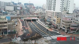 동인지하차도, 30일 왕복 6차선 확장 우선 개통