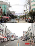 달라진 영동읍 중앙로