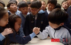 개학맞은 초등학교