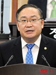 5분 발언하는 김기동 청주시의원
