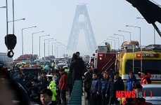 아수라장 영종대교