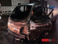 울산 무룡터널서 화물차 화재···440만원 피해