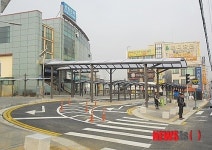 개선공사 완료된 신탄진역 광장