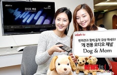올레tv, 반려견 전용 오디오채널 도그앤 맘 출시