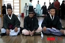 강릉 위촌리 대동계 어르신들